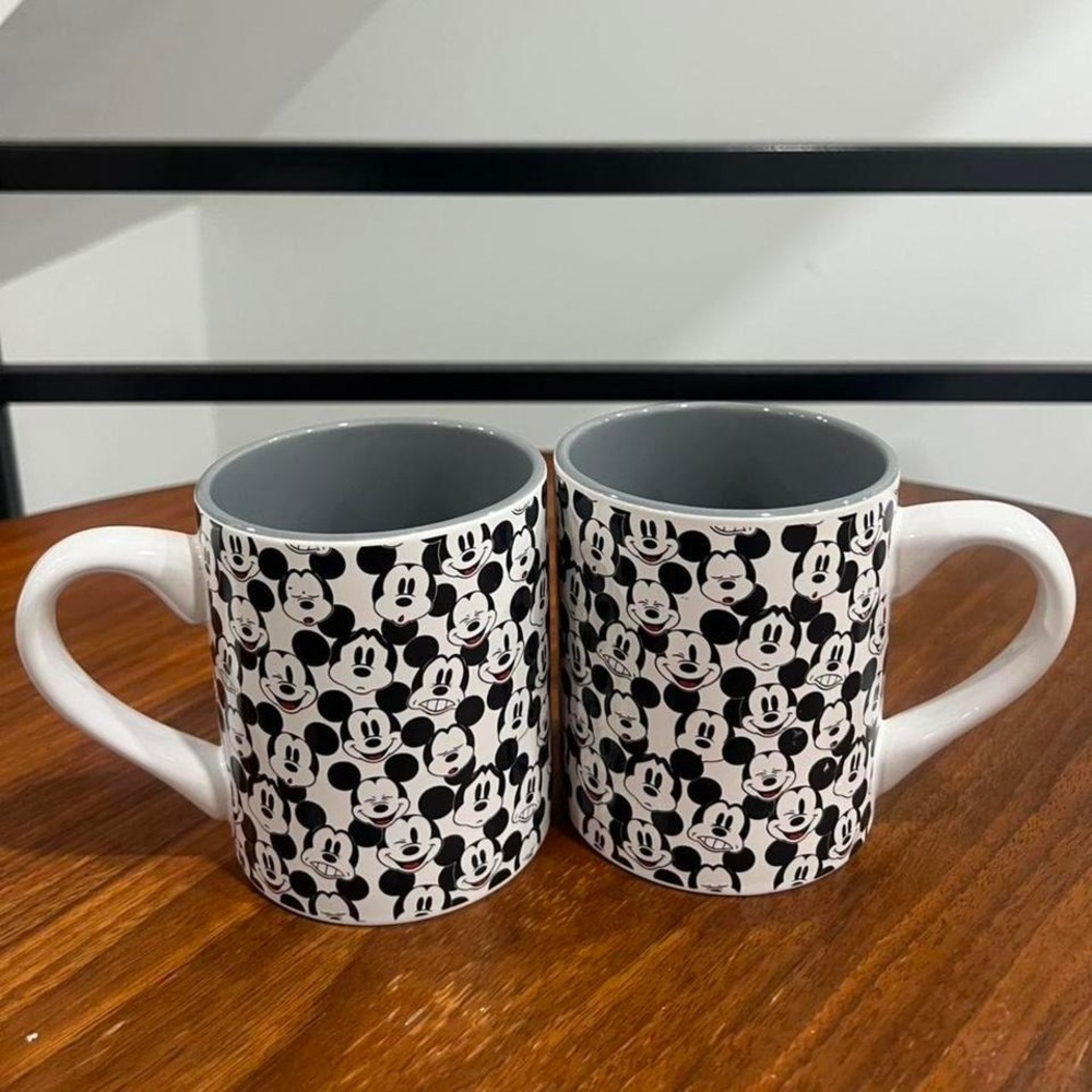 Disney Mickey Mouse Coffee Mugs Set of 2